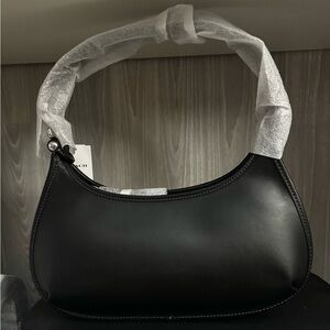 Coach Black Leather Women's Bag